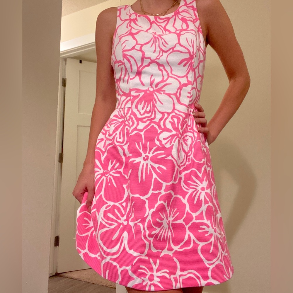Lilly Pulitzer Pink Floral Dress